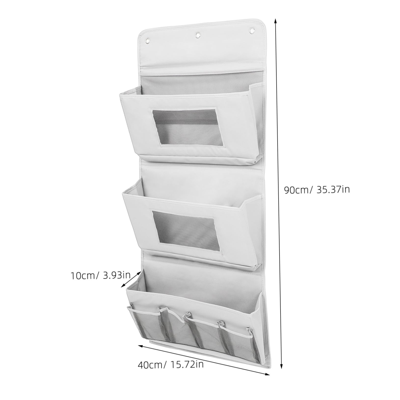VALICLUD Over Door Hanging Organizer Space Saving Cloth Storage Bag with Multiple Pockets for Closet Bedroom Bathroom Easy Installation and Versatile Hanging Options