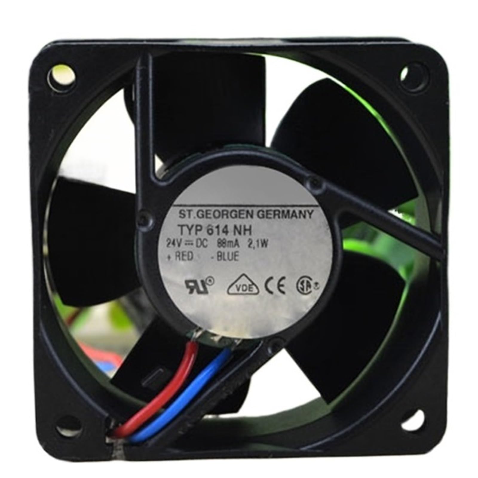 LZIKKGKI Cooling Fan TYP614NH TYP614NH DC 24V 88mA 2.1W 6cm 6025 60X60X25MM 2-Wire