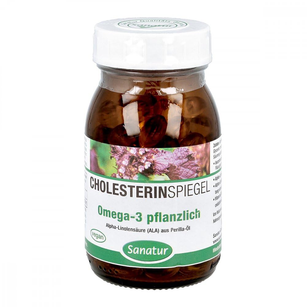 Omega-3 Fettsäuren – 100% Pflanzlich, Kapseln (120 Stück) von SANATUR GmbH
