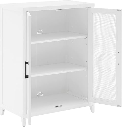 Miniatura 6 de Crosley Furniture Milo - Despensa apilable de almacenamiento, color blanco