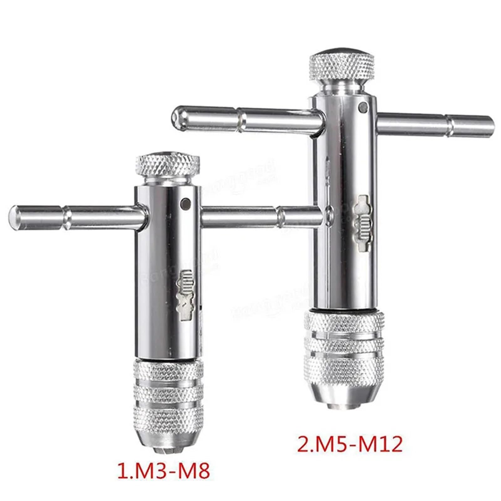 4 Uds M3-8 M5-12 llave de trinquete con mango en T, soporte for tornillo rosca macho ajustable, enchufe métrico, herramientas taller mecánico, herramienta manual Para Bricolaje