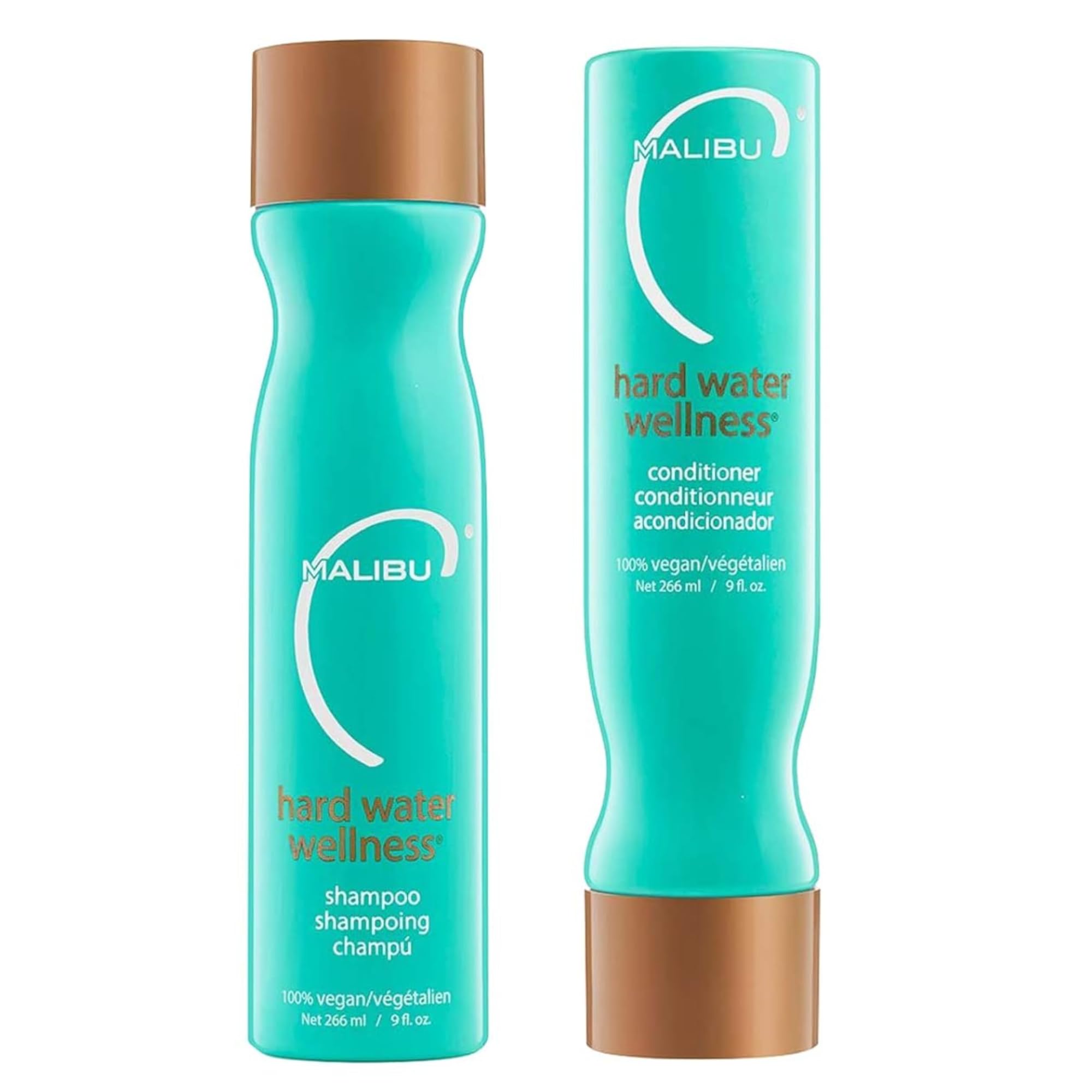 Hard Water Wellness Shampoo and Conditioner Duo (9 oz) - Hydrating Hair Care for Shine & Manageability - Protects from Waterborne Elements That Cause Dry, Damaged Hair