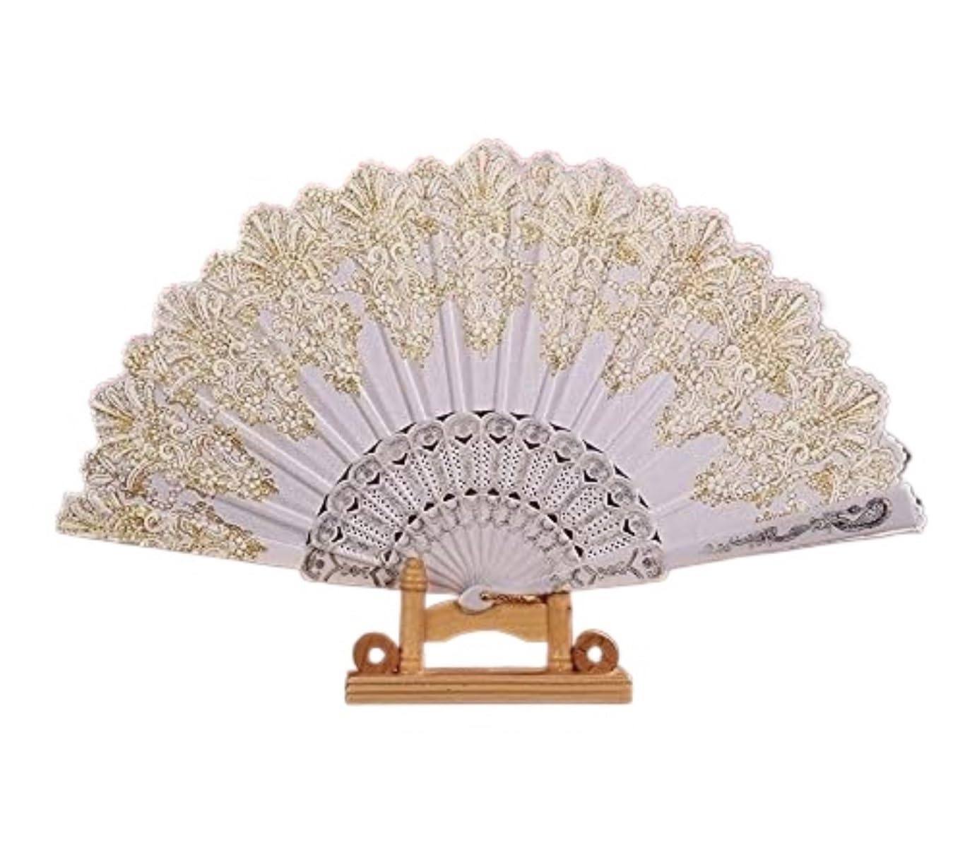 Ventagli Pieghevoli Floreali Giapponesi – 8 Pezzi Vintage In Raso E Bambù, Decorazione Feste