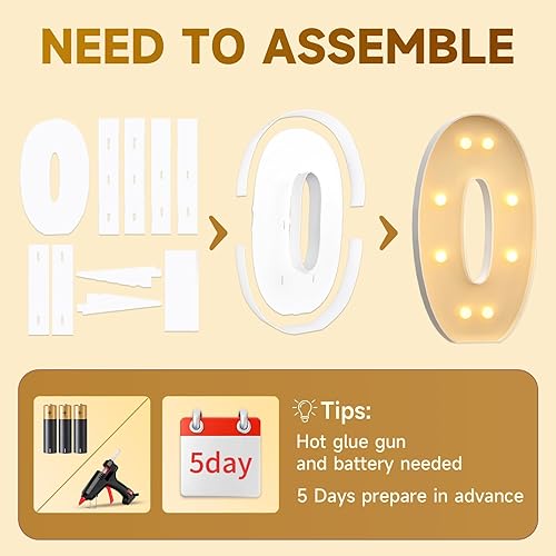 Miniatura 186 de Mixifox Letras V de marquesina de 3 pies, letras grandes iluminadas de 3 pies de alto con luces, letra de bebé grande para baby shower, boda