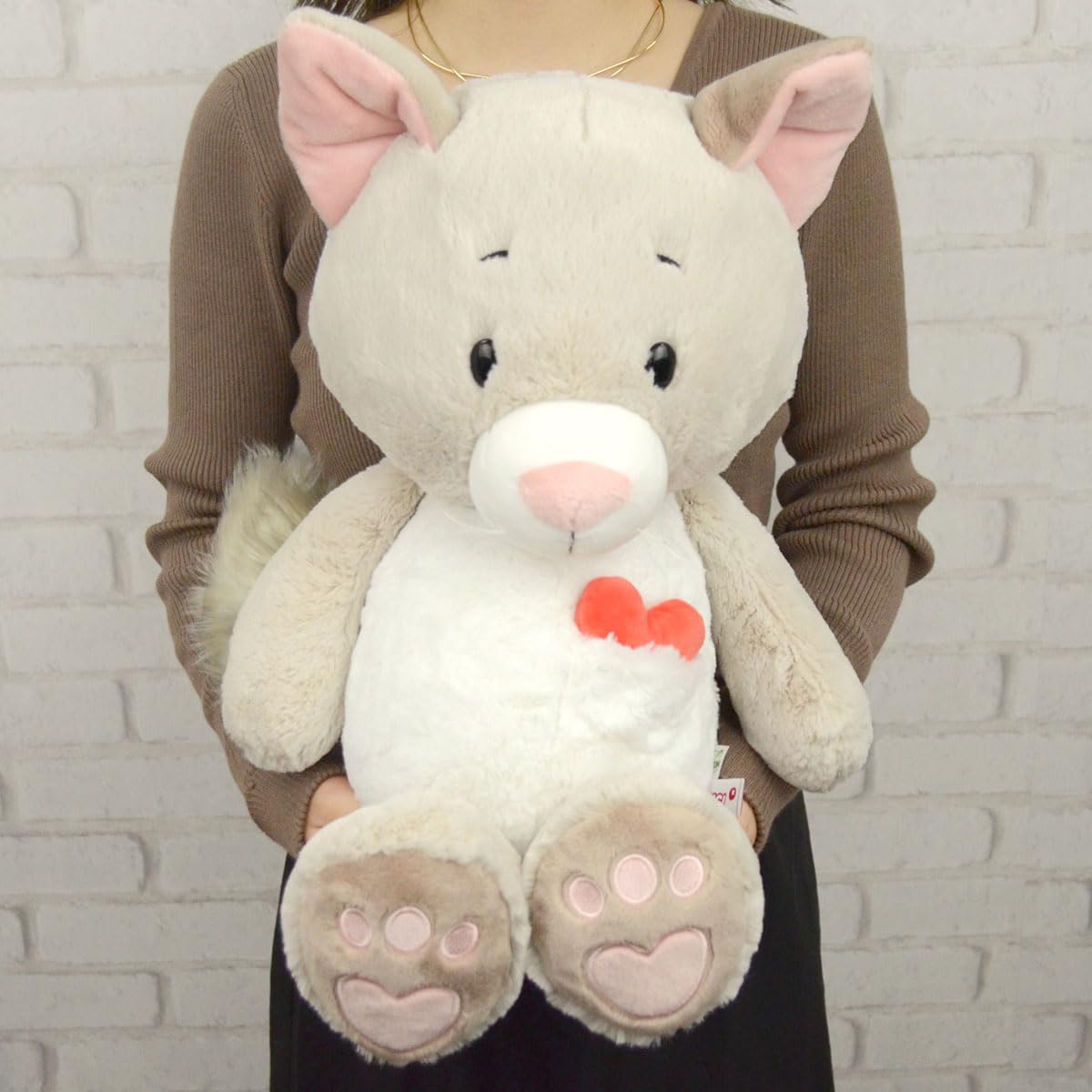 Amazon.co.jp: NICI ぬいぐるみ ラブキャット フラッフィー クラシック