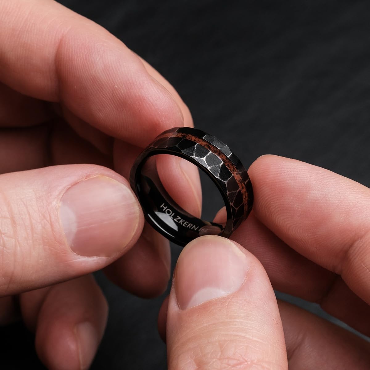 HOLZKERN Herrenring Sumo Obsidian/Titan sumo-obsidian-titan