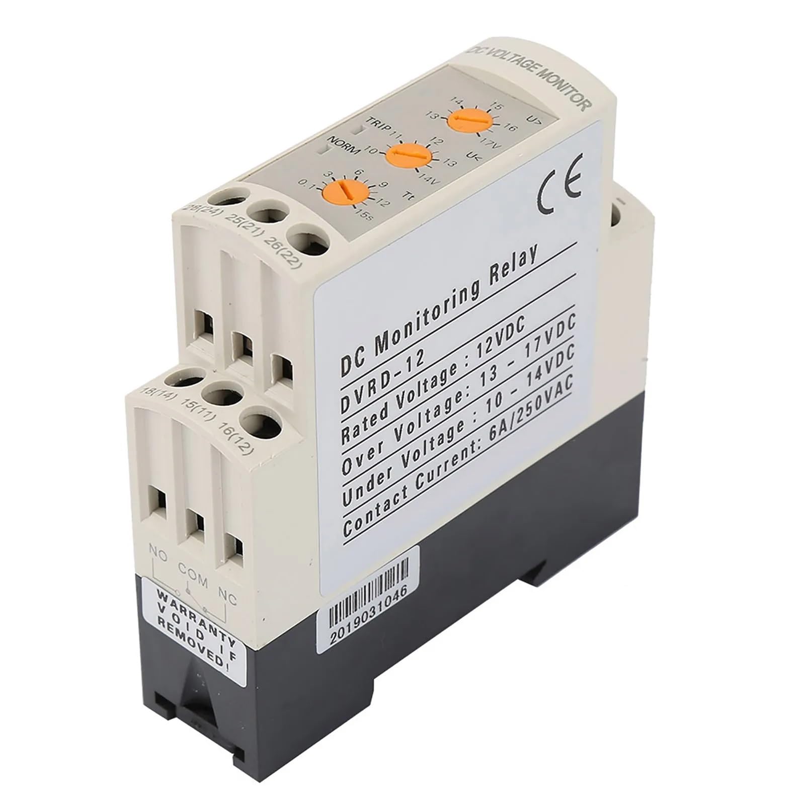 Regulowane zabezpieczenie przeciwprzepięciowe i podnapięciowe DC 12 V/24 V/36 V/48 V DVRD przekaźnik napięcia (DC24V)