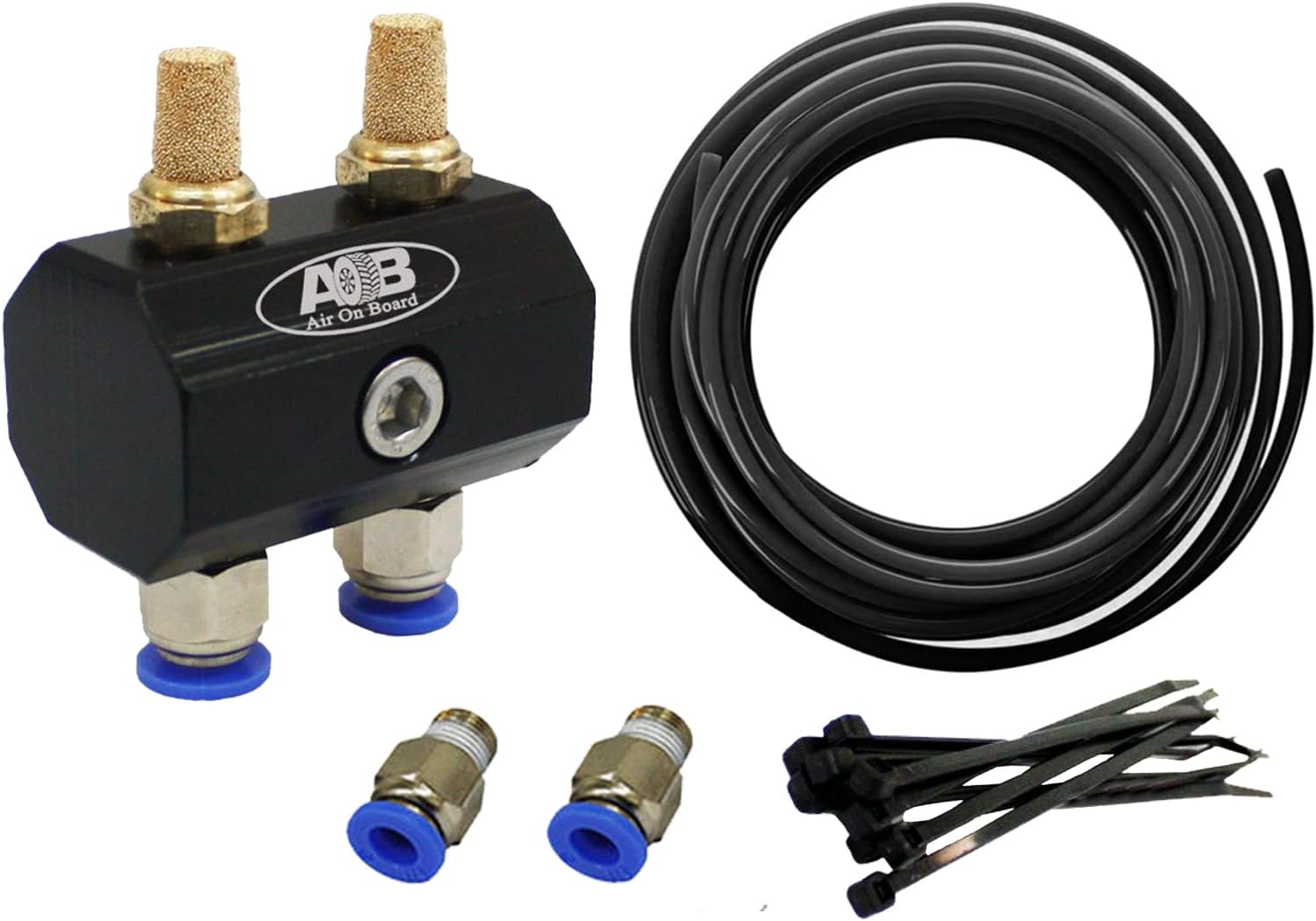 Universal 2 Port / 2 Point Diff Breather Deluxe Kit for Toyota Hilux