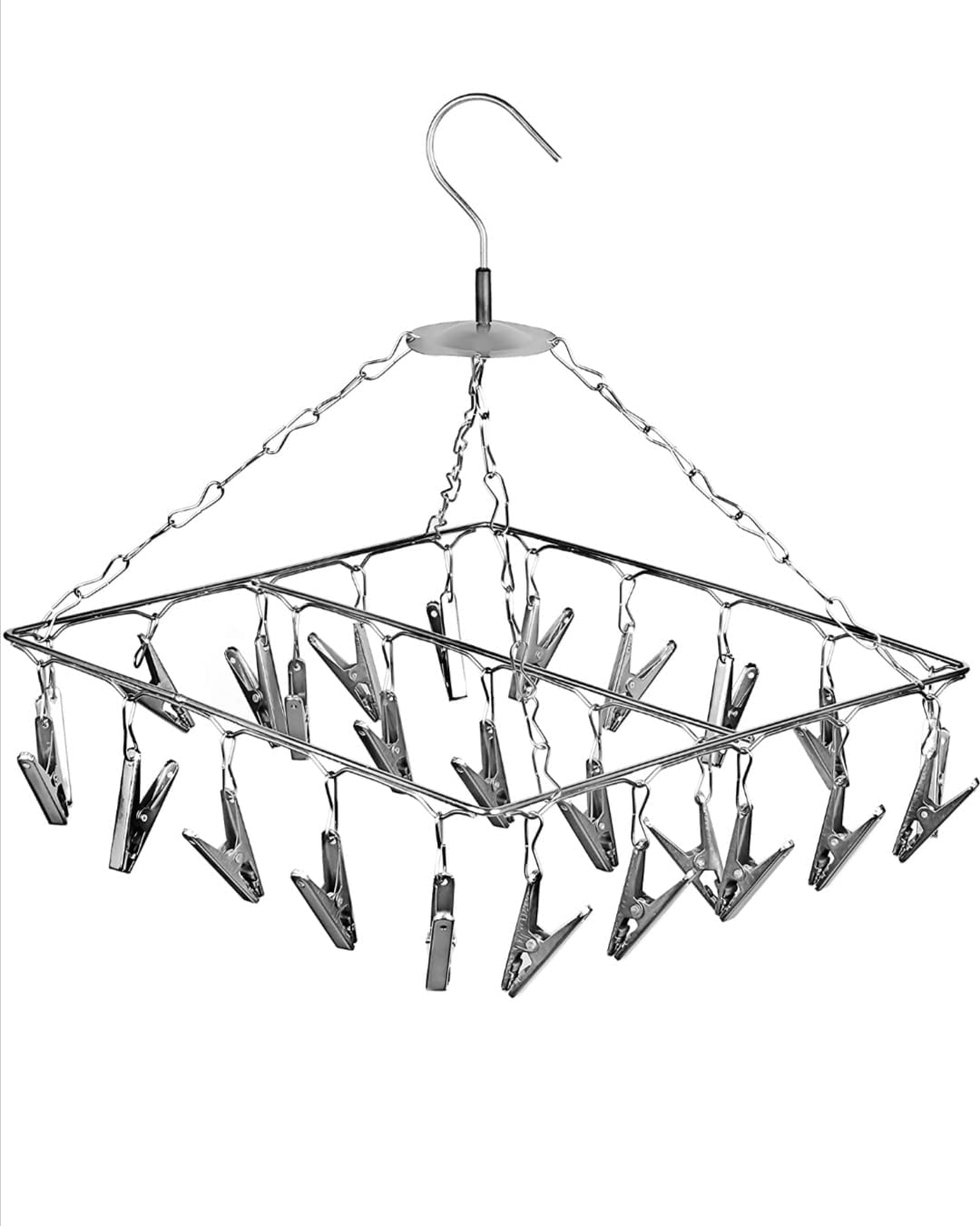 DARAZ Stainless Steel 25 Drying Clip Clothes Hanger Clips Hanging Cloth