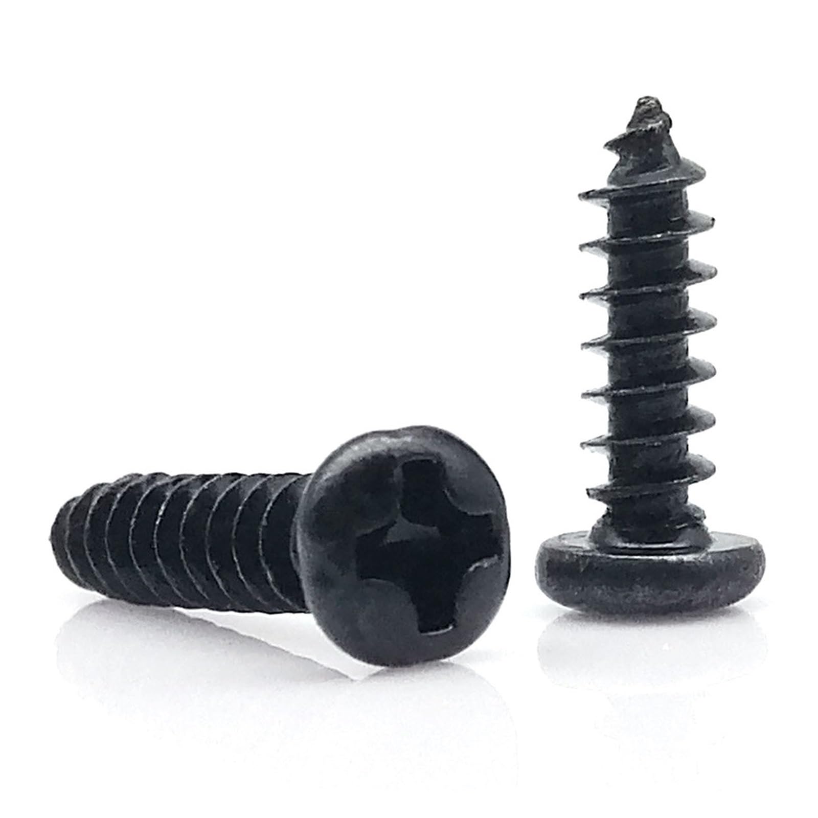 100 Stück M1.7 M2 M2.3 M2.6 M3 M3.5 M4 Kleine schwarze Blechschraube aus Kohlenstoffstahl mit rundem Kopf for Holzmöbel(12mm,M1.7 100 Stück M1.7 M2 M2.3 M2.6 M3 M3.5 M4 Kleine schwarze Blechschraube aus Kohlenstoffstahl mit rundem Kopf for Holzmöbel(12mm,M1.7