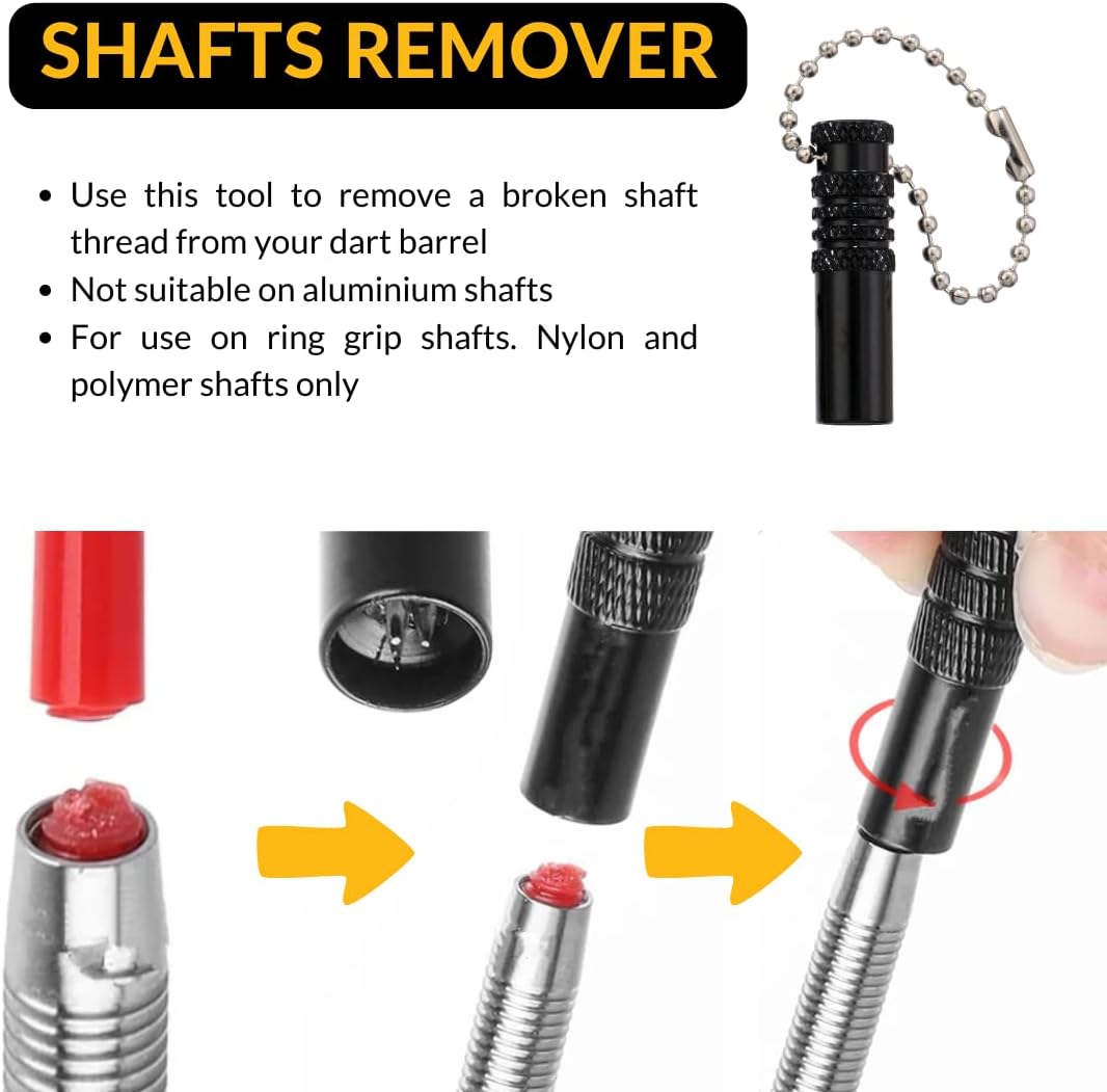 Deluxe Darts Tune up Kit Box | Flights, Sharpener, Shafts, O-Rings, Flight Savers, Accessories (10447-Deluxe)