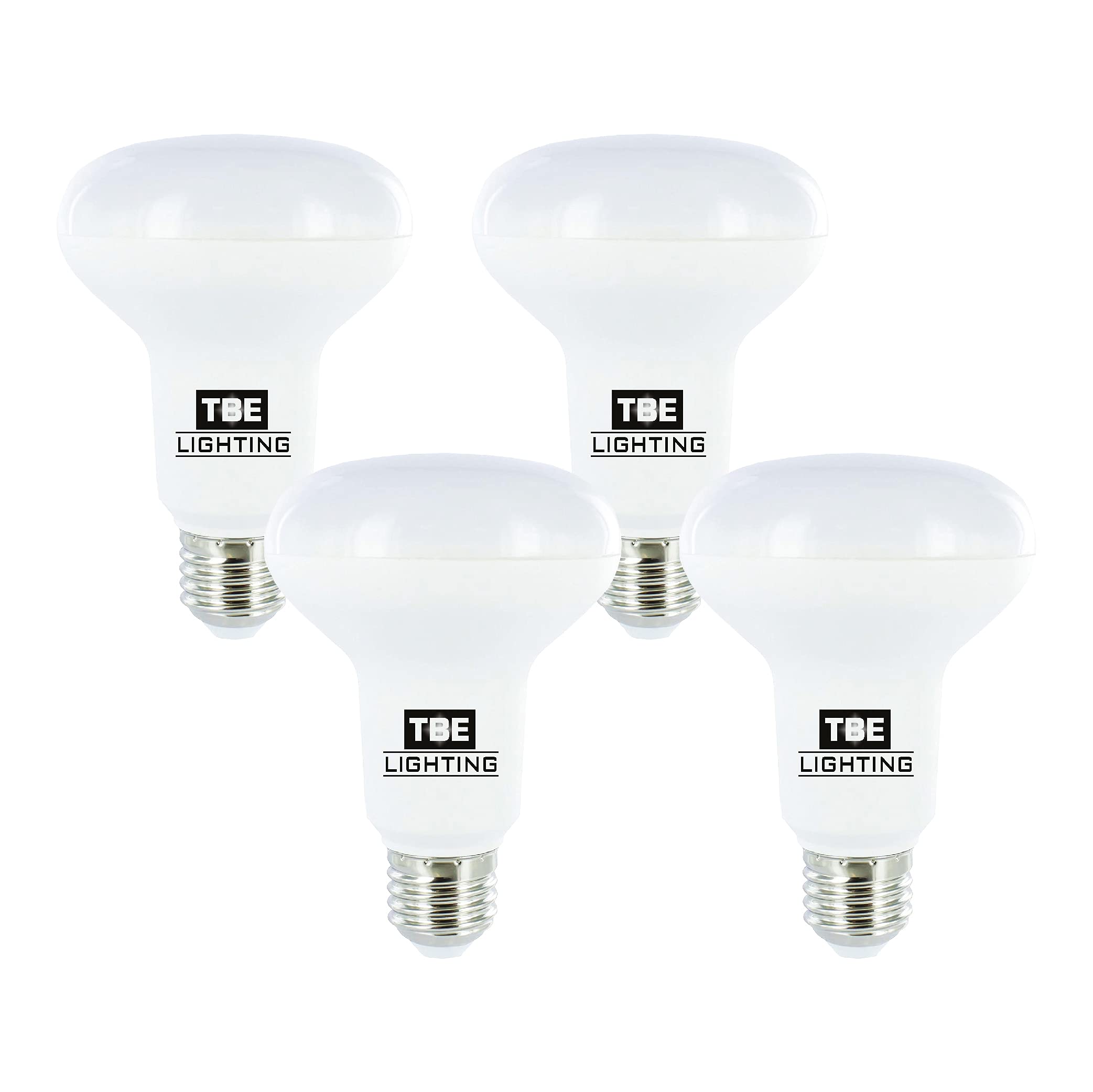 TBE LIGHTING 15W LED R80 Reflector Bulb - Pack of 4 - E27 Standard Screw Fitting, 100w Equivalent Non-Dimmable LED R80 Bulb, 1200 Lumen Output, 20,000Hrs Life Expectancy (3000K Warm White)
