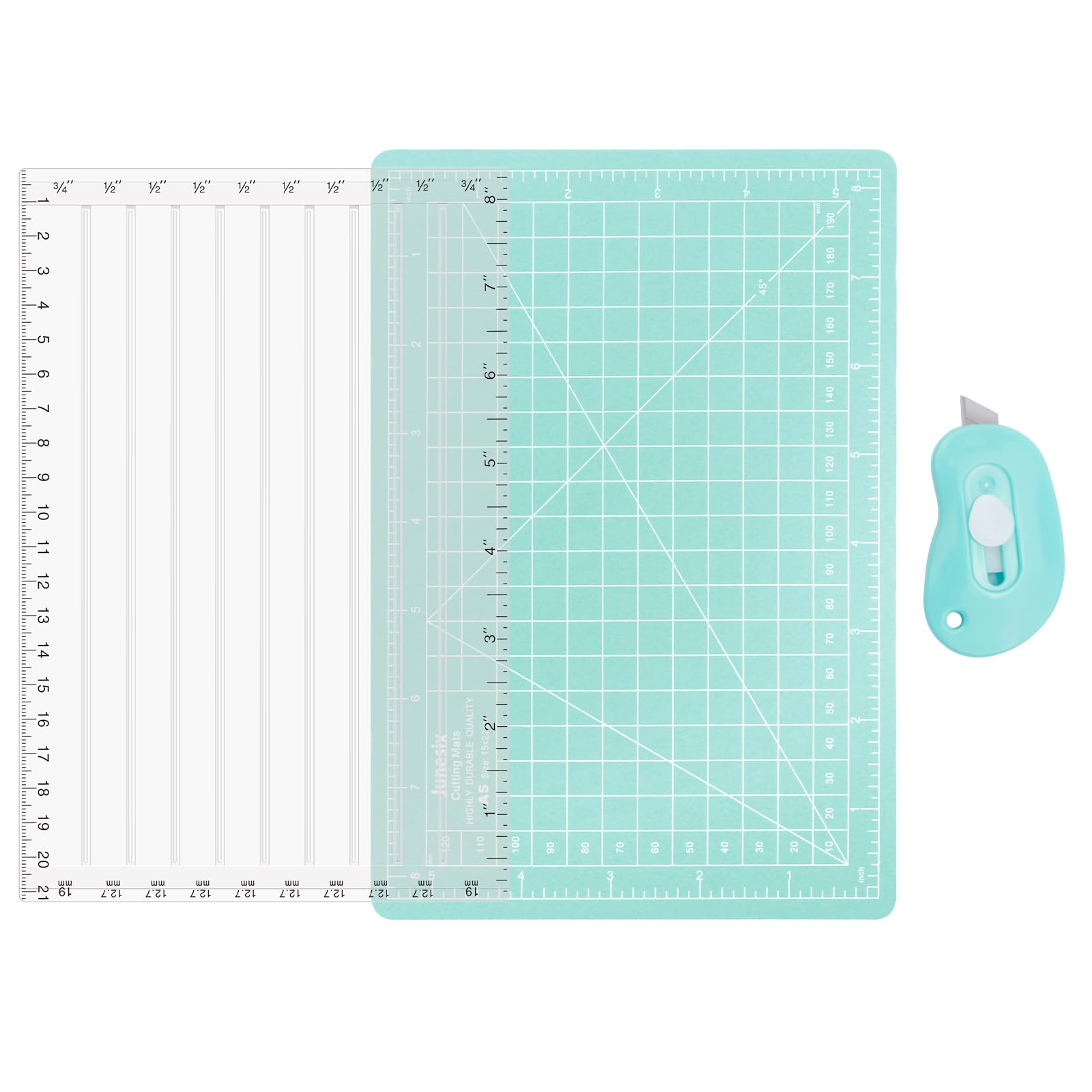 Quick Trimmer Tool for Foil and Paper with Blade, Craft Stamping Foil Paper Cutters Easy Crafting Trimming Tools for Trimming Thin Paper Strips As In