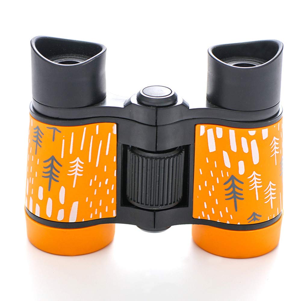 Binoculars for Kids High Resolution - Compact High Power Kids Binoculars for Bird Watching, Hiking, Hunting, Outdoor Games, Spy & Camping Gear, Learning, Outside Play, Boys & Girls Gift (orange)