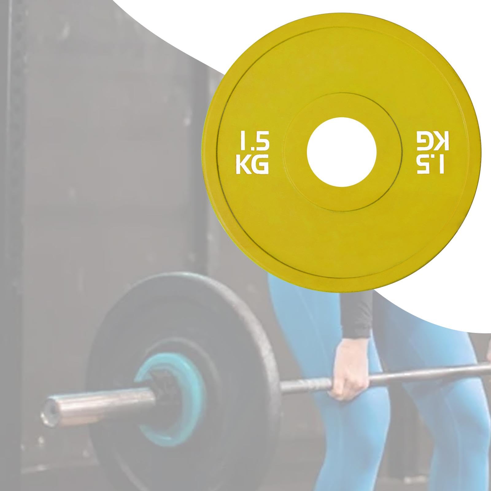 Disco Fractional de Peso con Diseño Portátil Y Material Resistente Adecuado para Uso en Mancuernas Barras Y Entrenamiento de Fuerza en Casa O Gimnasi