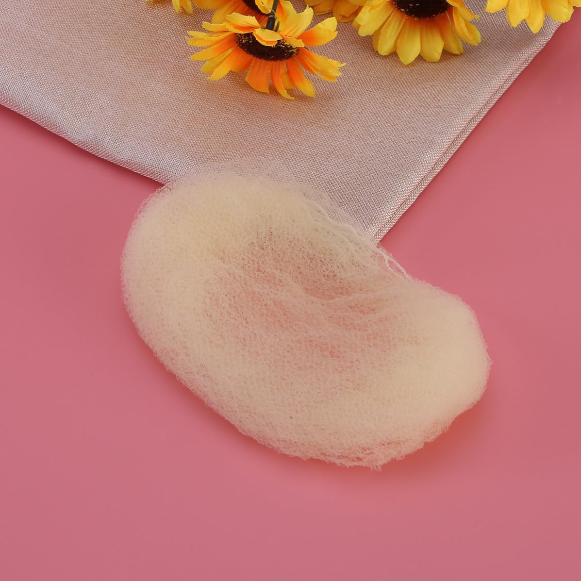Invisible Elastic Mesh Hair Net Golden Cotton 100pcs 50cm