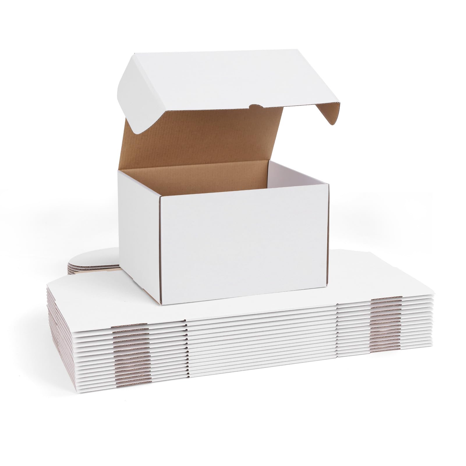 Amazon.com: WIFTREY 10x8x6 inches Shipping Boxes White set of 15