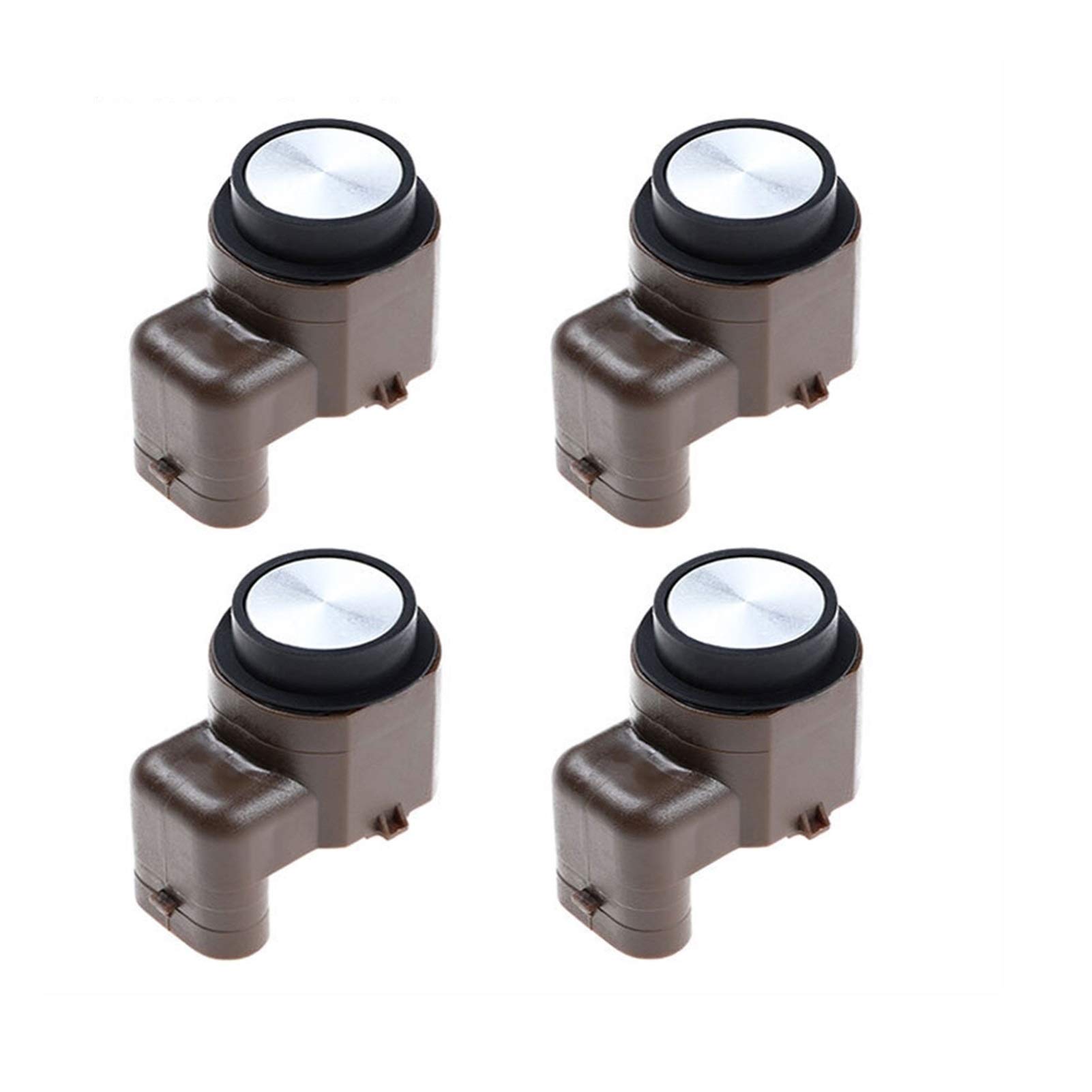 4 sensores de Asistencia de estacionamiento, for Passat B6, Golf MK5, Jetta, Front Chrome 3C0919275R Kit de sensores de Aparcamiento