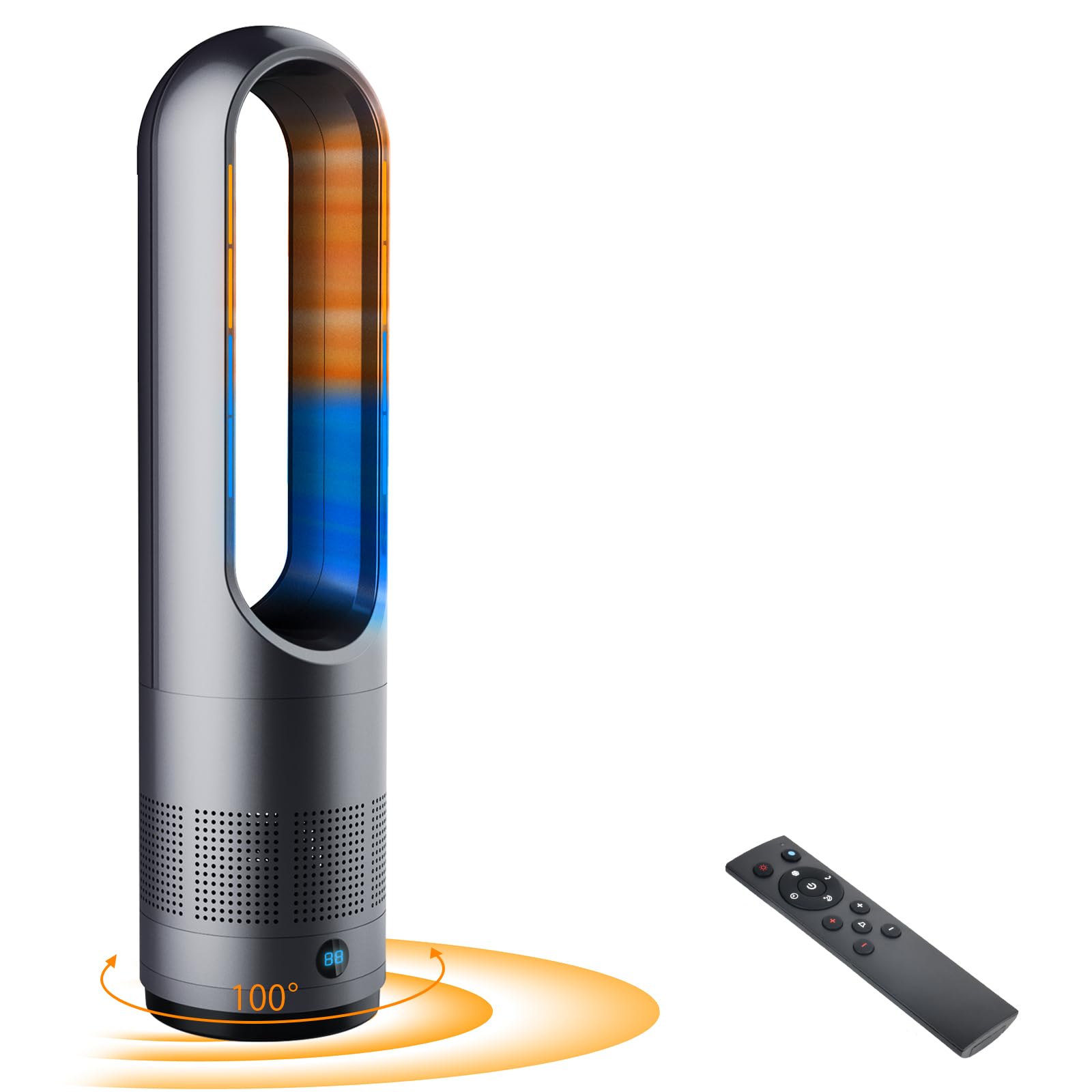 Amazon.co.jp : セラミックヒーター 【冬新定番・泠暖兼用・羽根なし