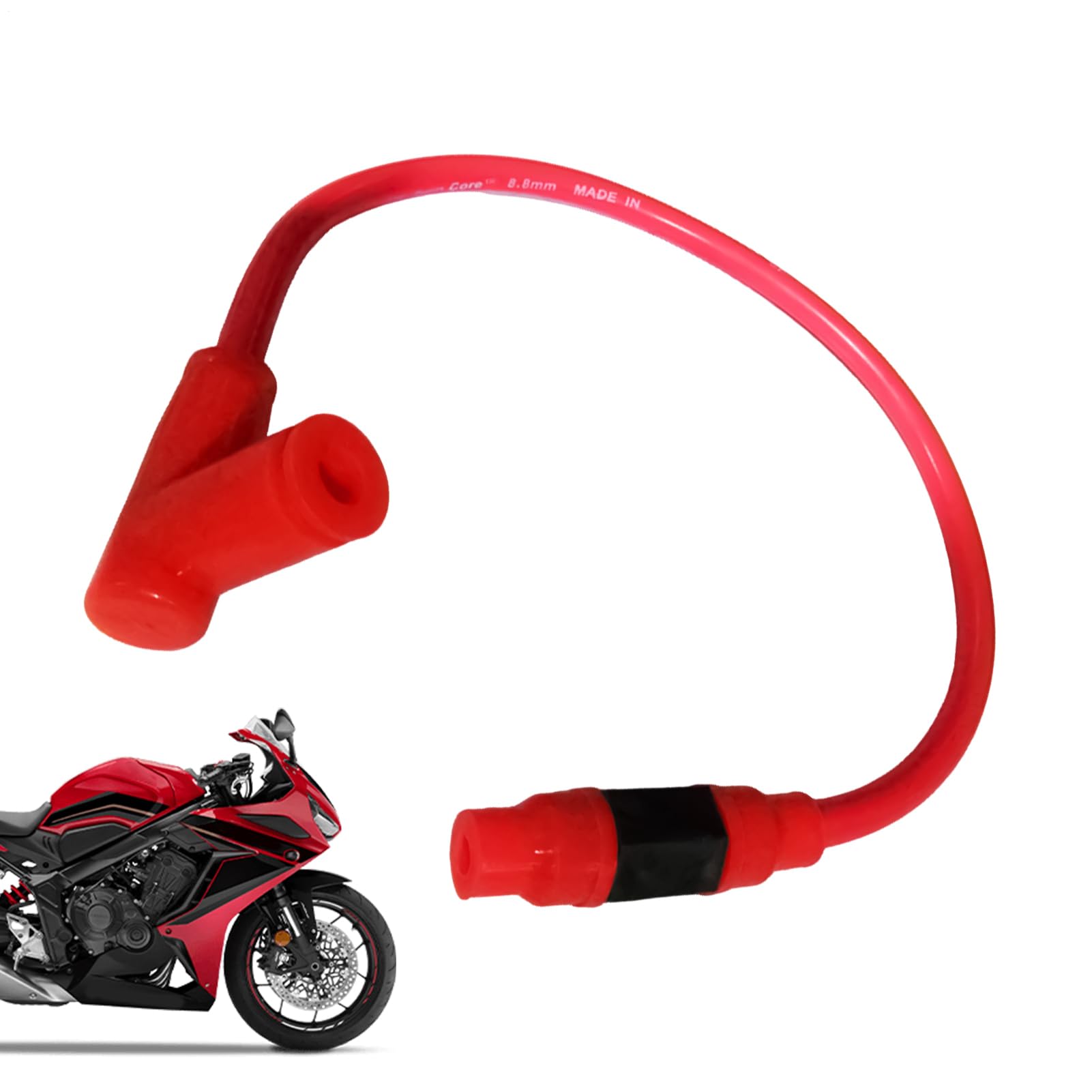 Motorcycle Ignition Coil – Racing Booster Cable, Engine Spark Unit | Portable High-Performance Accessory for Mopeds, Scooters, ATVs, Small Bikes, Vehicles, or Engine Upgrades