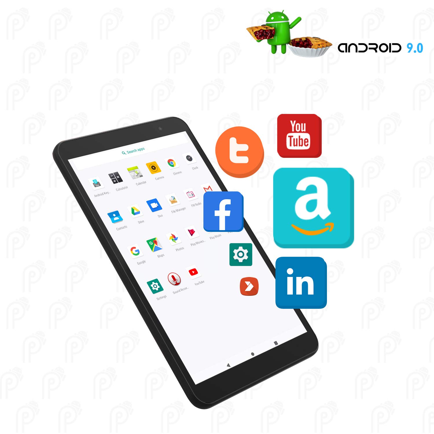 Tablet Android 9.0 Wi-Fi 32GB - HAOQIN H8 2GB RAM 8 inch Touch