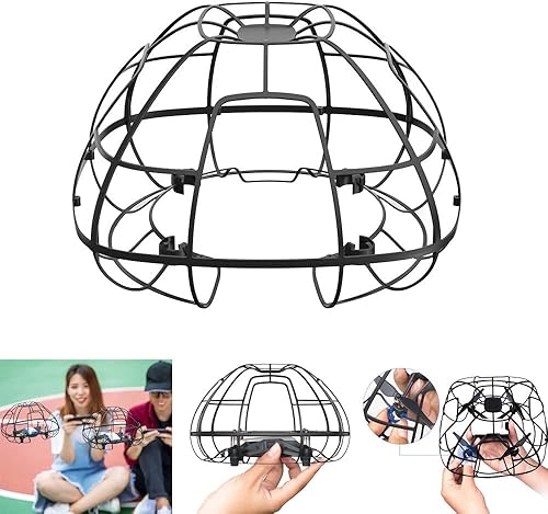 Miniatura 3 de Master Ball Drone PGY Cage Tello Propeller Protector Accesorios para Helicóptero - (Color Negro, Enviado Desde China)