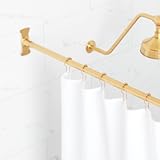 466738 60" Straight Brass Shower Rod