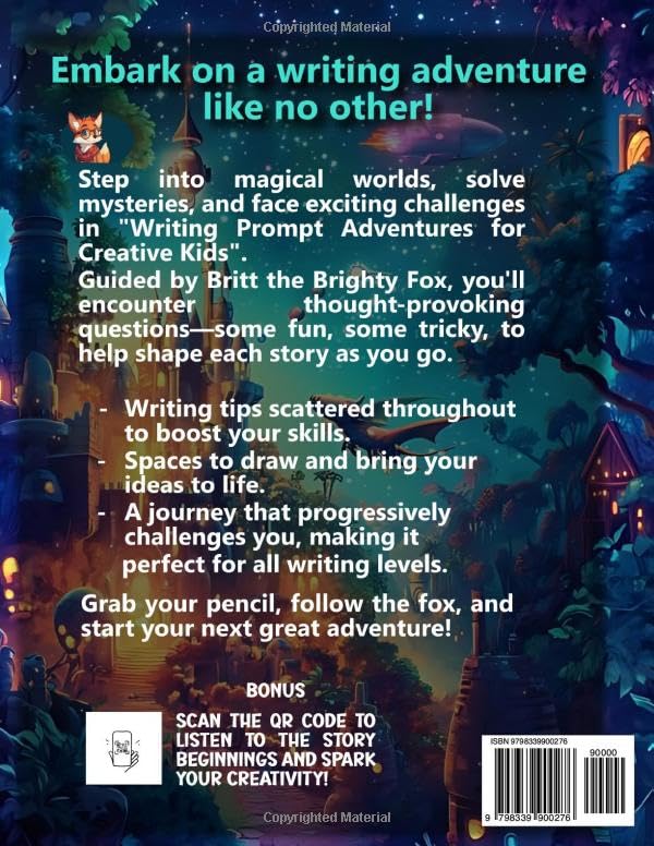 Writing Prompt Adventures For Creative Kids: A Fun-Filled Workbook with Exciting Prompts, Questions, and Tips to Inspire Young Writers Aged 8-12 - Image 2