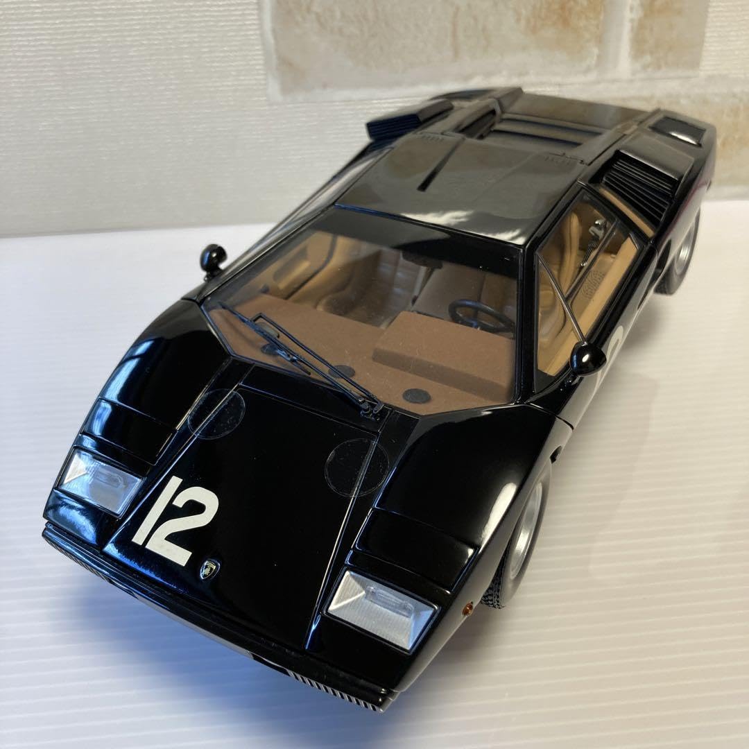 絶版未展示品 京商 1/18 ランボルギーニ カウンタックLP400 ブラック 絶版未展示品 京商 1/18 ランボルギーニ カウンタックLP400