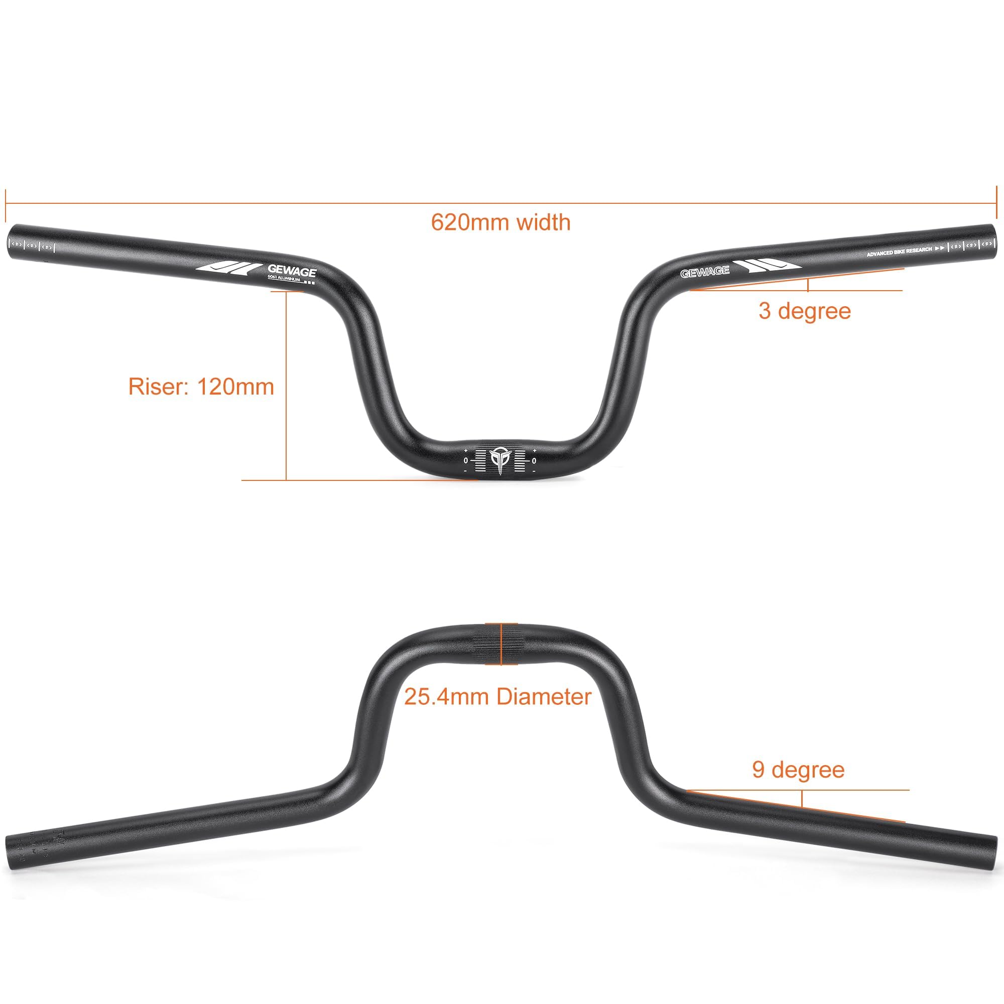 Manillar Bicicleta Montaña Manubrio Elevador De Bicicleta, De