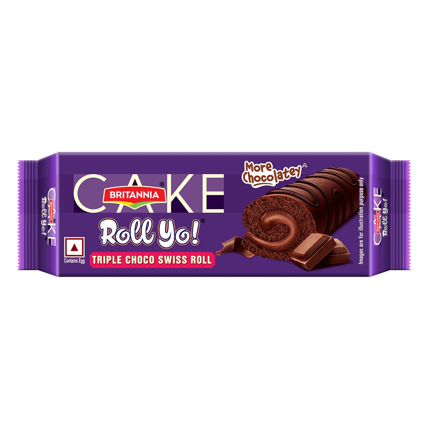 Britannia Cake Roll Yo! Triple Chocolate Swiss Roll, 27g-image-4