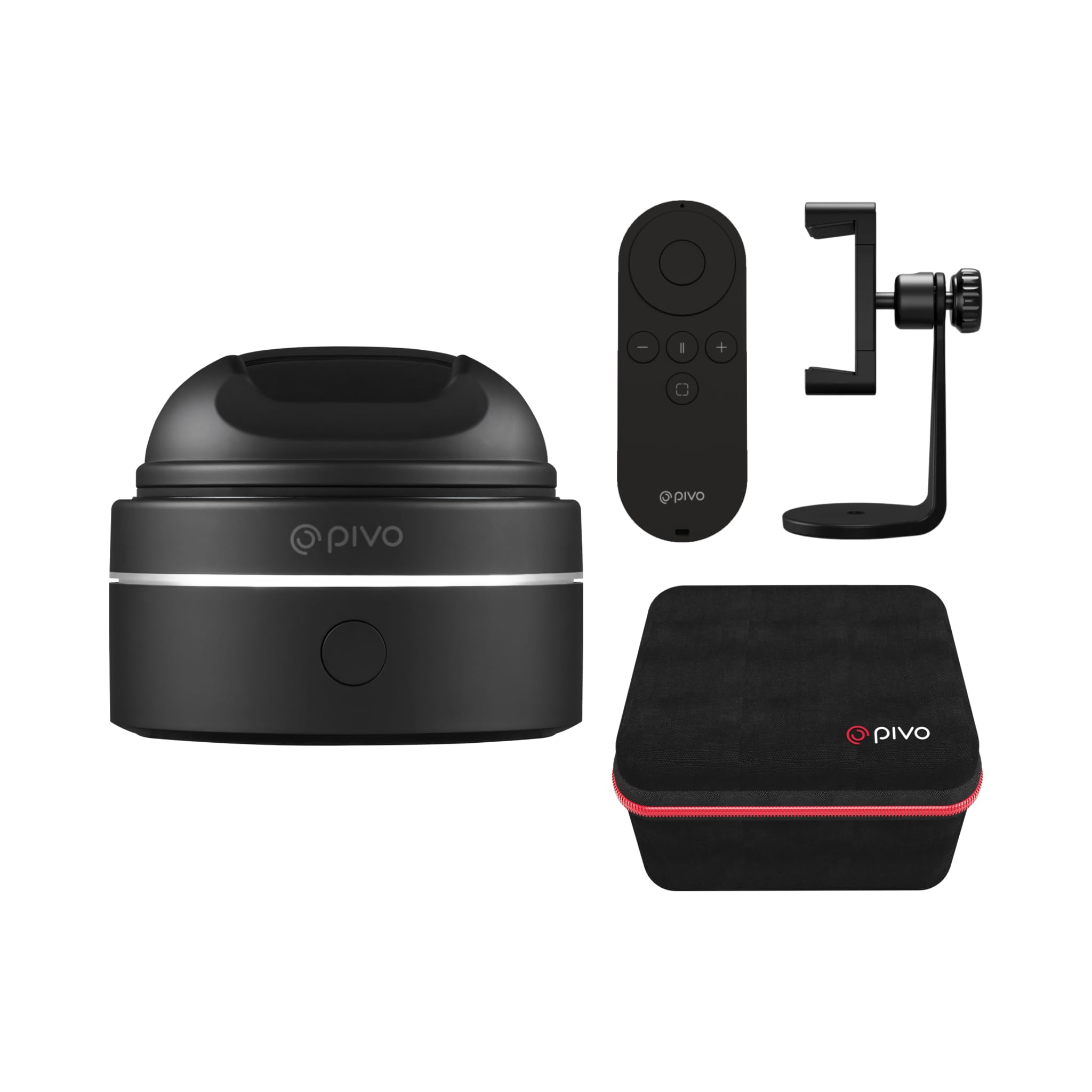 Pivo Equestrian Starter Pack Auto Tracking Phone Holder, Face, Body &amp; Horse Tracker, 360° Rotation, 6 Speed, Stand for Video Recording (Black - Max Starter Pack)