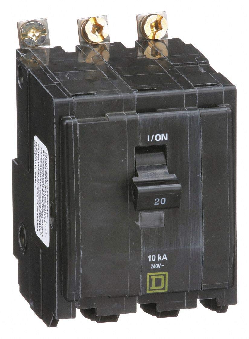 SQUARE D QOB-320 3POLE 20 AMP 240V-AC Circuit Breaker D279454