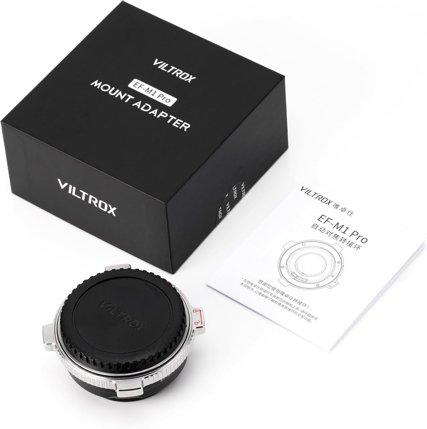 VILTROX EF-M1 Pro Lens Mount Adapter Converter Auto Focus Compatible with Canon EOS EF/EF-S Lens to M4/3 MFT E-M5 E-M10II E-PL5 GH4 GH5 GF6 GX7 Cameras