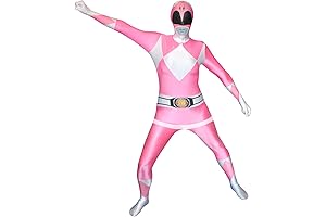 Power Rangers Costume Adult Women Pink Ranger Costume Halloween Costumes for Men