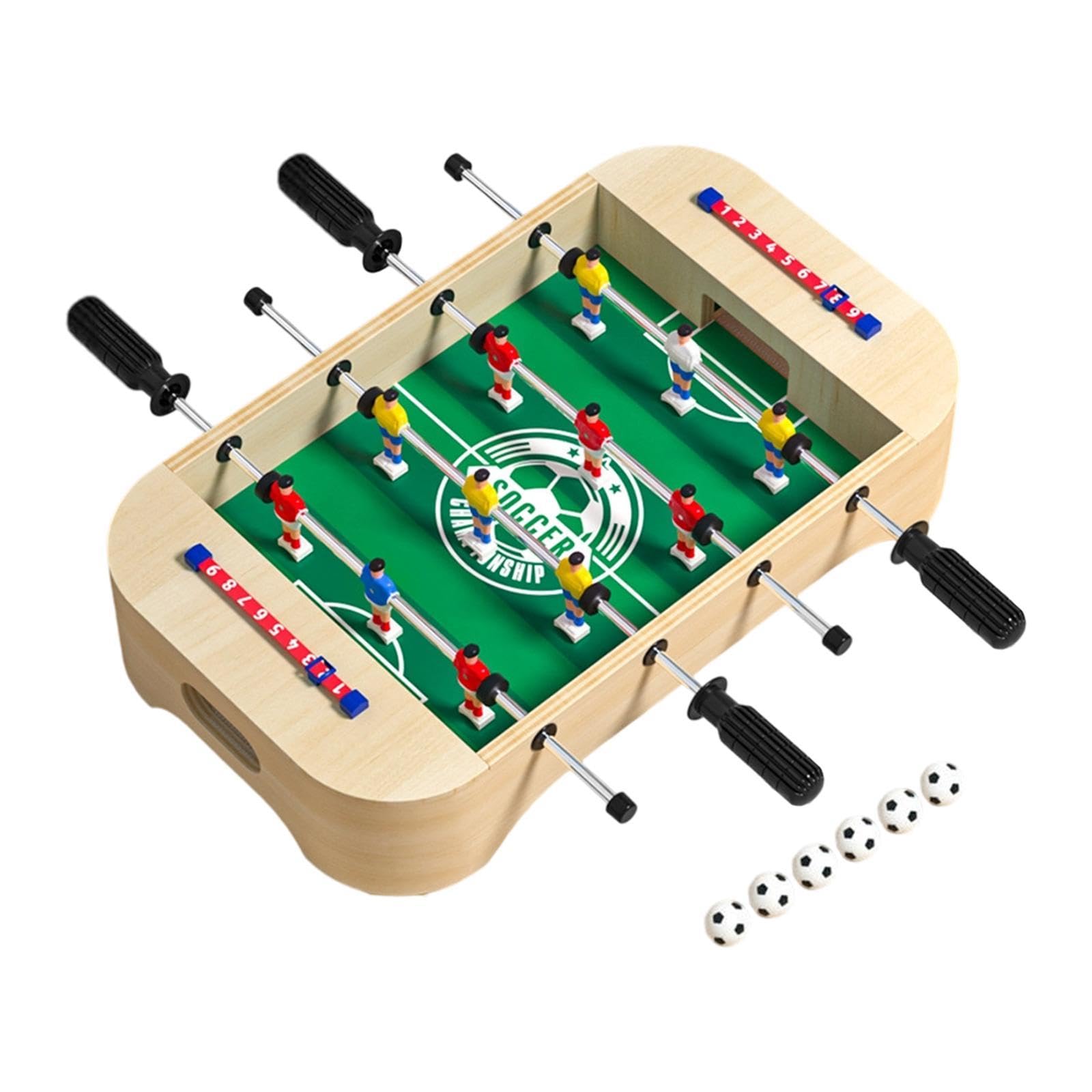 KESOTO Futbolín con Pelota Y Marcador, Set Portátil para Partidos de Fútbol Sala, Ideal para Fiestas, L