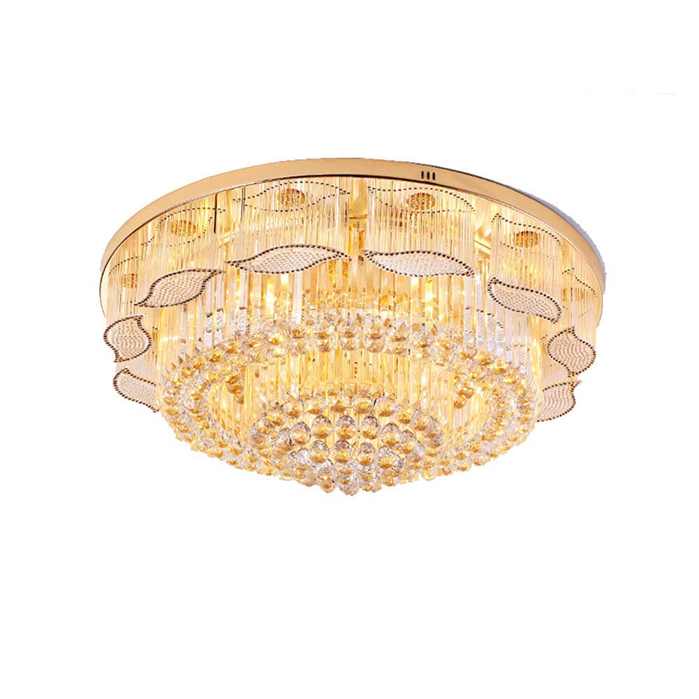 KXEcoLife Crystal Firework Ceiling Light/Lamp Modern Sputnik Chandelier Lighting Fixtures Decoration Bedroom Living Dining Room Wrought Iron Flush Mount Lamp,Electroplating,80X3