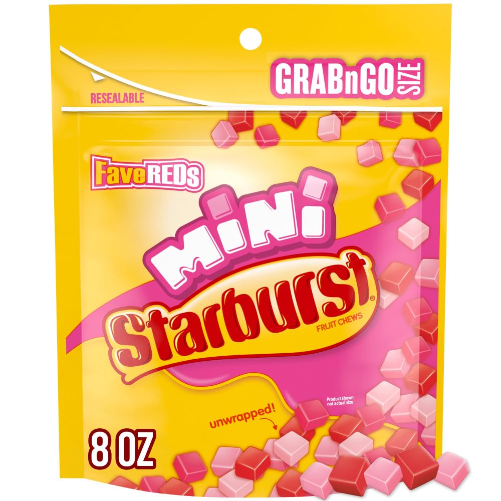 StarburstFavereds Fruit Chewy Candy Grab N Go, 8 oz Bag