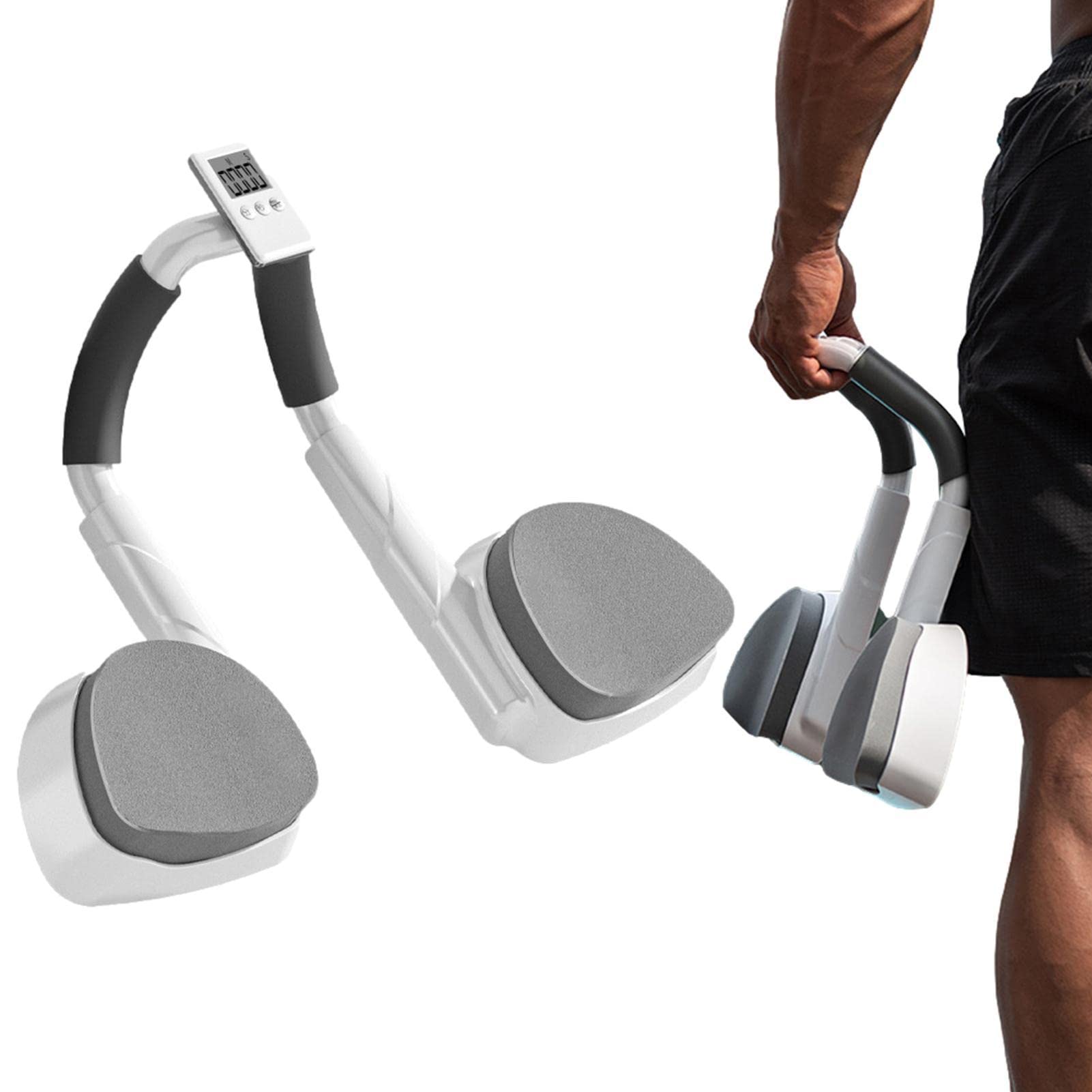 A/rUnisex ABS Push-up Flat Trainer with Handle and Base