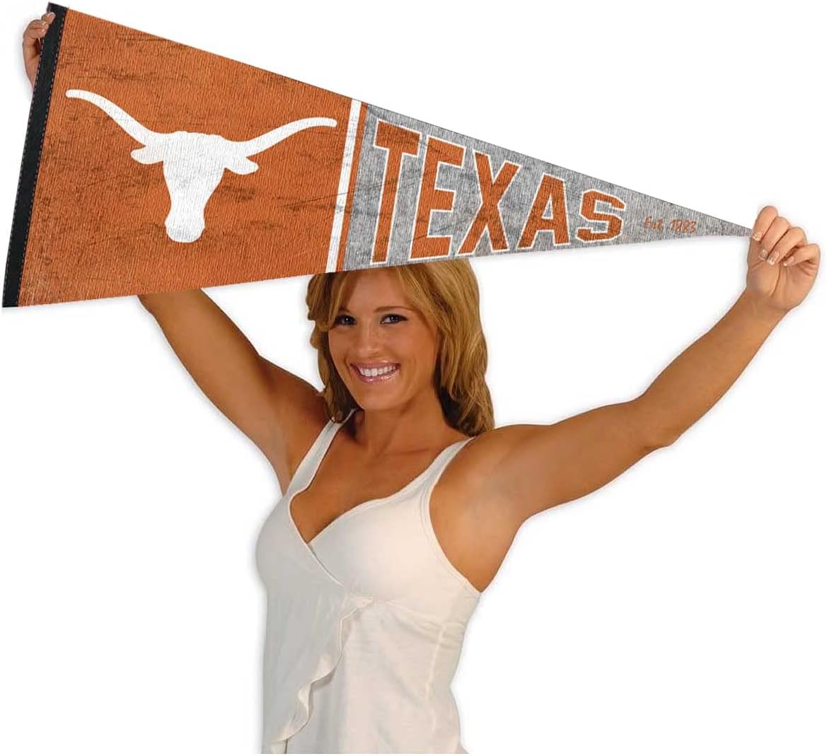 Texas Longhorns Pennant Throwback Vintage Banner - Image 4