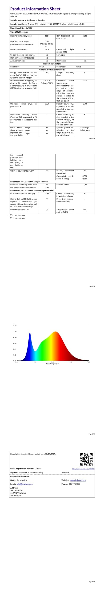 Ledvion - 10er set, Feuchtraumleuchte LED, 120cm, IP20, 30W, 120 lm/W, Neutralweiss, 4000K, Koppelbar, kellerleuchte, deckenleuchte, garagenbeleuchtung, werkstattbeleuchtung