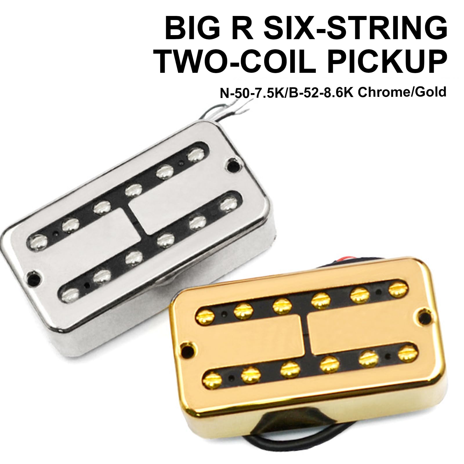 Humbucker Tonabnehmer für E Gitarre, Humbucker Hals, professionelles Gitarrenzubehör für E Gitarren