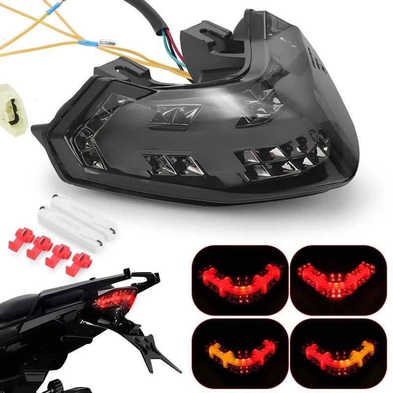 Luz trasera de motocicleta y luz indicadora freno trasero Multistrada 3