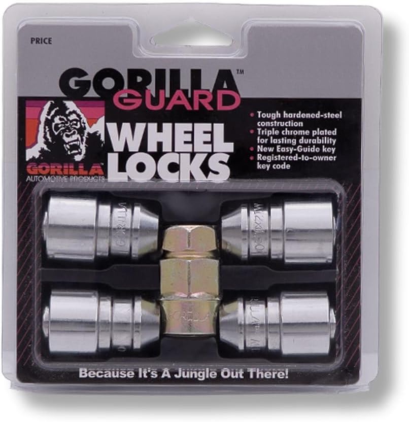 Gorilla Automotive Products 71481NB5 5 Wheel Lock Compatible with Jeep JK 3/4 Hex.