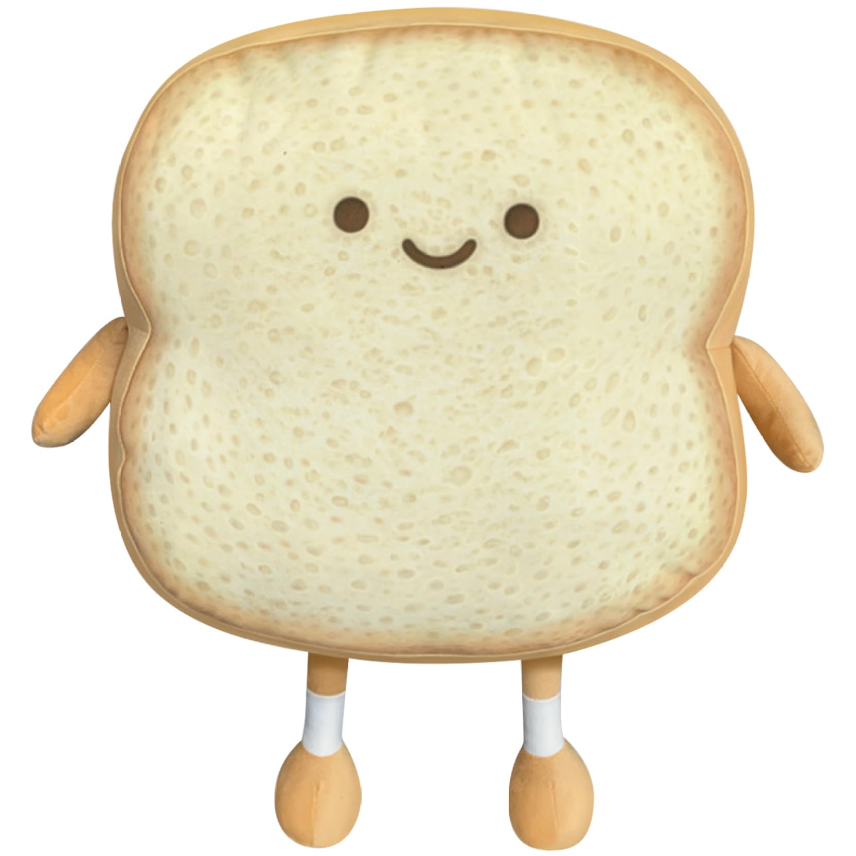 Takingup Bread Pillow Lovely Toast Support, Stuffed Plush Toys Cute Throw Pillow for Bed Sofa Photography Background, Beige Toast