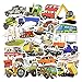 Produktbild BLOUR 50 PCS Cartoon Auto Aufkleber Anime Engineering Fahrzeuge LKW Motorrad Kinder Aufkleber DIY für Gepäck Fahrrad Laptop Tablet