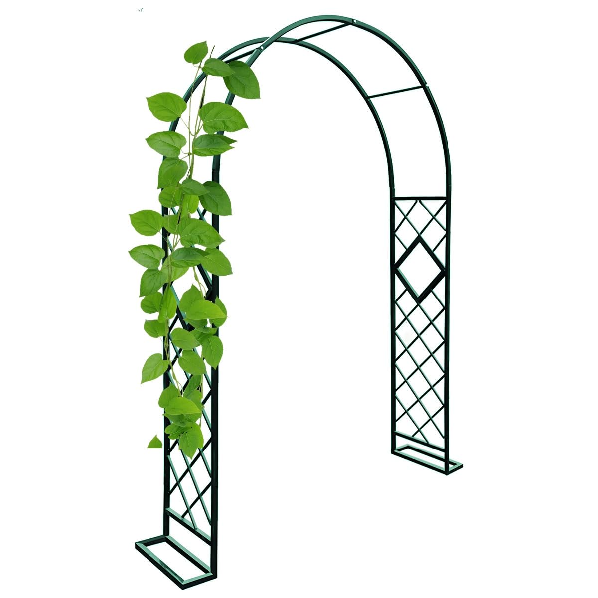 Arche de jardin en métal tuteur plante grimpante extérieur arche terrasse 3,2m