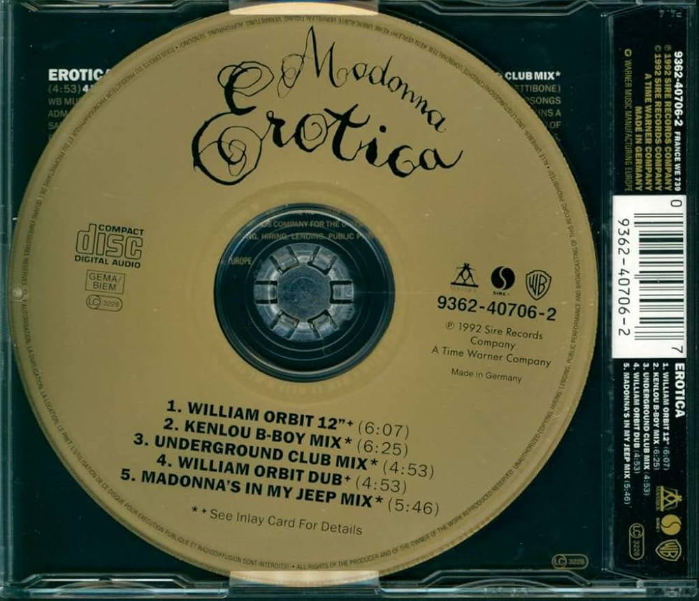 Amazon.co.jp: Erotica-Remixes [Single-CD]: Music