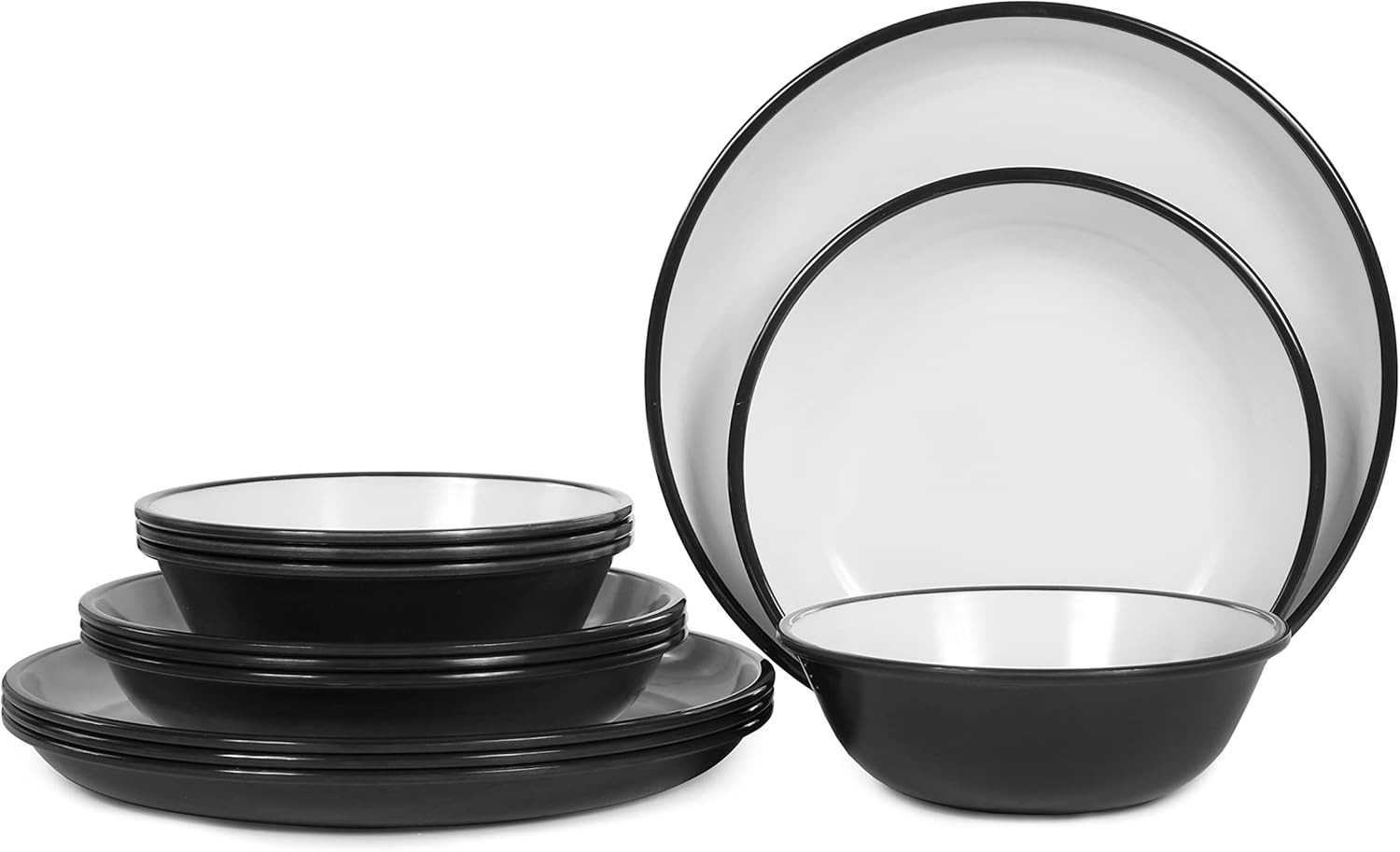 Classic Melamine Dinnerware Set Basic dinnerware set