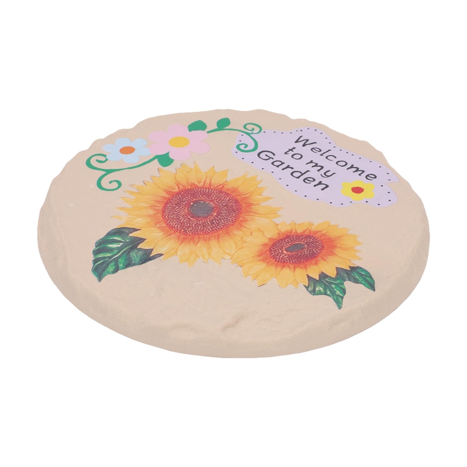 Cryfokt Dalles de Jardin en Résine Rondes 15.55in, Lot de 4 Pas Japonais